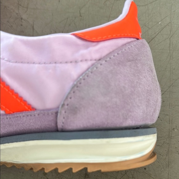 Adidas Women's Purple and Orange Sneakers - Picture 7 of 8